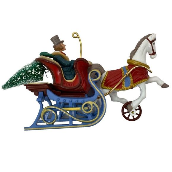 Die Cast Metal  Victorian Sleigh 2001 Hallmark Keepsake Ornament - Picture 3 of 5